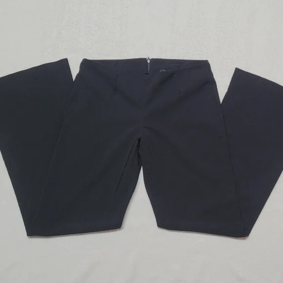 Goth Rare Vintage 90s Speechless Black Low Waisted Wide Belt Loop Wide Leg Pants - Picture 4 of 11